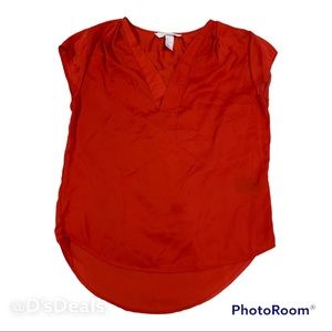 H&M Conscious V-Neck Cap Sleeve Blouse